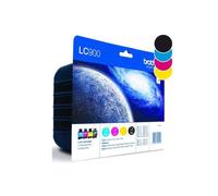 Multipack LC900 4 cartouches jet d'encre Brother LC900BK, LC900C, LC900M, LC900Y