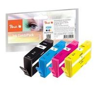 Multipack peach avec puce, compatible avec hp no. 364, sd534ee peach kompatible toner+tinte pi300-341 Multipack G