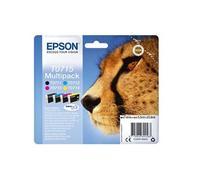 EPSON Multipack T0715 - Guépard - Noir, Cyan, Magenta, Jaune (C13T07154012)