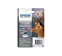 EPSON Multipack T1306 - Cerf - Cyan, Magenta, Jaune (C13T13064012)