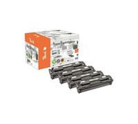 Multipack, compatible avec hp no. 131 series peach kompatible toner+tinte pt500