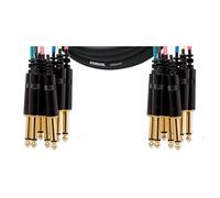 Cordial Câble multipaire Intro 8 voies jack/jack asym. XLRm fiche Rean 3,0 m