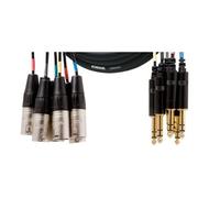 Multipaire 8 XLR Mâle/8 Jack Stéréo 5 M