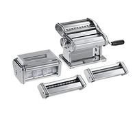 Multipast, Machine à Pâtes manuelle avec accessoires inclus pour Raviolini, Spaghetti et Reginette.