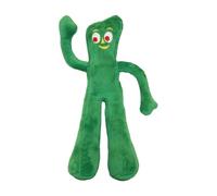 MULTIPET Gumby Jouet en Peluche Extra Douce avec Jambes et Bras Flexibles et couineur 22,5 cm Vert