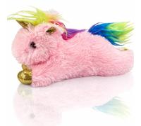 Multipet Jouet licorne pour chien | Petit jouet couineur en forme de licorne | Jouet en peluche pour chien | Rose | 15,2 cm