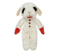 MULTIPET Jouet pour Chien en Forme d'agneau Debout Blanc 33 cm