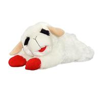 Multipet Lamb Chop Love Heartbeart Comfort & Anxiety Relief Accessoire de compagnon avec dispositif de battement de cœur en plastique alimenté par piles qui simule les battements cardiaques pour