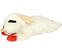 MultiPet Lambchop Plush Dog Toy 10 with Squeaker Type:Lambchop Size: by Multi Pet