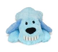 Multipet Loofa bleu de 40,6 cm pour le confort et le soulagement de l'anxiété avec dispositif de pulsation cardiaque en plastique alimenté par piles qui simule le rythme cardiaque pour apaiser et