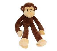 MULTIPET Swingin Safari Monkey Jouet en Peluche pour Chien avec Bras et Jambes Extra Longs avec couineur, Marron, 55,9 cm