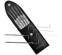 MULTIPICK ELITE 10 Kit de Crochetage professionnel - [10 pièces | 0,6 mm] Made in Germany - Lockpicking set - Serrurier outils - Crocheteur Lock Picking - Lockpick pour serrure - Ouverture Pick Set