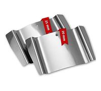 MULTIPICK Tôles d'ouverture par demi-tour [2 pièces 20 mm et 25 mm] - Outil professionnel pour ouvrir les portes - Kit d'ouverture de serrure - serrurier outils professionnel - Made in Germany