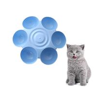 Multiple Dog Bowl Feeder - Station d'alimentation Multi-Chat avec 6 Bols | et mangeoire Robuste en pétales - Idéal pour Plusieurs Chats, améliore la Digestion, Nourriture Durable pour Animaux de