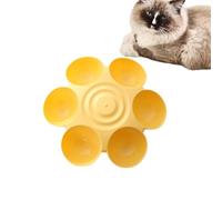 Multiple Dog Bowl Feeder - Station d'alimentation pour Chat à 6 Bols | Sûr pour Les Amateurs de Longue durée avec pétales, Design, Aliments Multicouches et Bol d'eau, favorise Une Digestion Saine