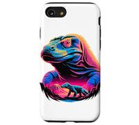 Multiple Exposure Art Dragon de Komodo Monitor de l'île de Coque pour iPhone SE (2020) / 7 / 8