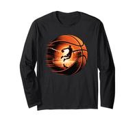 Multiple Exposure Basketball Panier Cercle Joueur Manche Longue