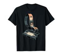 Multiple Exposure Lecteur de Cassette Musique Magnétophone T-Shirt