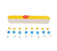 Multiple Mamelon Agneau Feeder, Biberon d'allaitement d'agneau, 8 Mamelons, Plastique ABS Bétail Lait Biberon pour Porcelet Chèvre Mouton, Facile à Nettoyer, Soutenir