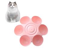 Multiple Pet Bowl - Bol d'alimentation multiple pour chat avec 6 bols pour chat - Multi nourriture pour chat - Non antidérapant - Bol d'alimentation pour nourriture et eau