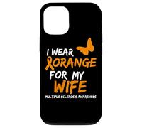 Multiple Sclerosis Awareness I Wear Orange for My Wife Coque pour iPhone 12/12 Pro