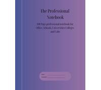 Multiple Subjects/Projects Professional Notebook: 100 Page professional notebook for Office, Schools, Universities/Colleges and Labs