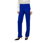 MULTIPLES Pantalon Bleu Roi Coupe Droite Uni - Élégance et Confort, Grande Taille Disponible, Fabriqué en France