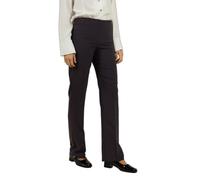 MULTIPLES Pantalon Gris Coupe Droite Uni - Élégance et Confort, Grande Taille Disponible, Fabriqué en France
