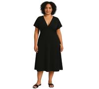 MULTIPLES Robe Fluide à Col V - élégance Minimaliste, Grande Taille Disponible, Fabriqué en France