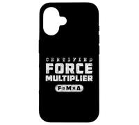 Multiplicateur de Force certifié Victory Tactics Military Science Coque pour iPhone 16