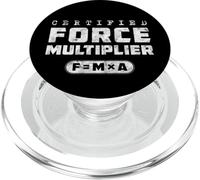 Multiplicateur de Force certifié Victory Tactics Military Science PopSockets PopGrip pour MagSafe