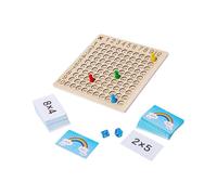 Multiplication Board Game Mathematical Counting Table Game with Dice & Flash Card Early Education Toy Gifts