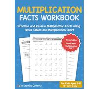 Multiplication Facts Book for Kids Ages 8 to 10 (Grades 2 to 4): Practice and Review Multiplication Facts using Times Tables and Multiplication Chart