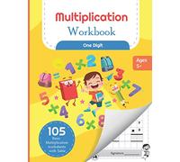Multiplication Workbook One Digit: 105 Basic Multiplication Worksheets with Math Table For Kids 5-7 Years