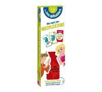 Les Incollables - Mes super jeux - Multiplications: Bataille, réflexion, rapidité pour jouer à plusieurs ou seul grâce au révélateur magique