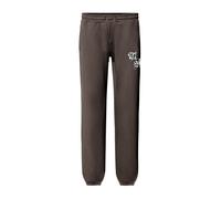 Multiply Apparel Pantalon marron / blanc, Taille 40