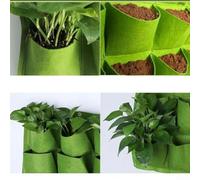 Multipocket Planting Solutions Sacs de culture en tissu non tissé pour une croissance efficace des légumes à la maison (25 poches)