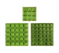 Multipocket Planting Solutions Sacs de culture en tissu non tissé pour une croissance efficace des légumes à la maison (9 poches)