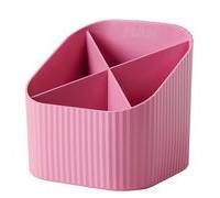 Multipot à crayons Re-X-LOOP, plastique éco, rose
