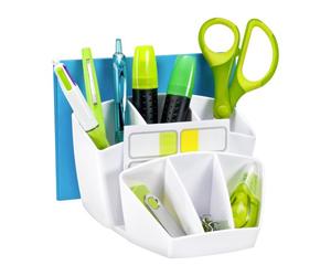 Multipot et organiseur de bureau CEP Riviera blanc