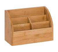Multipot et organiseur de bureau Cep Silva Bambou 5 compartiments