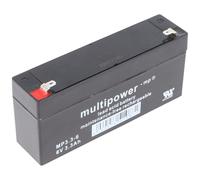 Multipower Batterie au plomb MP3.3-6 avec contact Faston 4,8mm