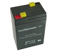 MULTIPOWER BLEI GEL AKKU BATTERIE 6V / 4,5Ah
