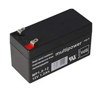 Multipower MP1.2-12 Blei Akku, 4,8mm Faston Stecker