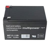 Multipower MP12-12B Blei Akku 12 Volt 12Ah,