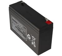 Multipower MP12-6 Batterie au plomb avec connecteur Faston 4,8mm 6V, 12Ah