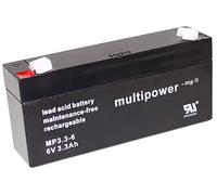 Multipower MP3.3-6 Batterie au plomb 6 V 3,3 Ah