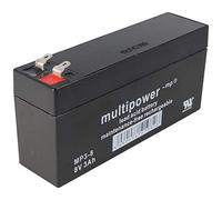MultiPower MP3-8 Batterie au Plomb 8 V 3000 mAh avec 2 connecteurs Faston 4,8 mm