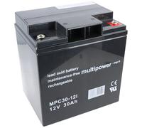 Multipower MP30-12C Batterie au plomb 12 V 30 Ah