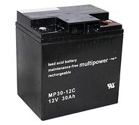 Multipower MP30-12C Batterie au plomb 12 V 30 Ah